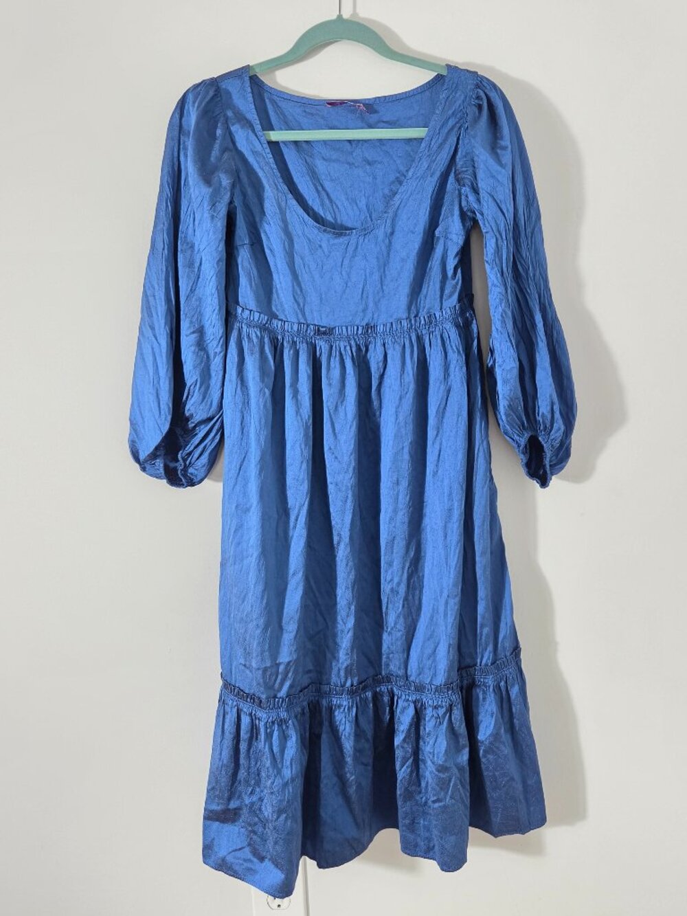 Calypso St Barth Silk Boho Babydoll Dress Ruffle